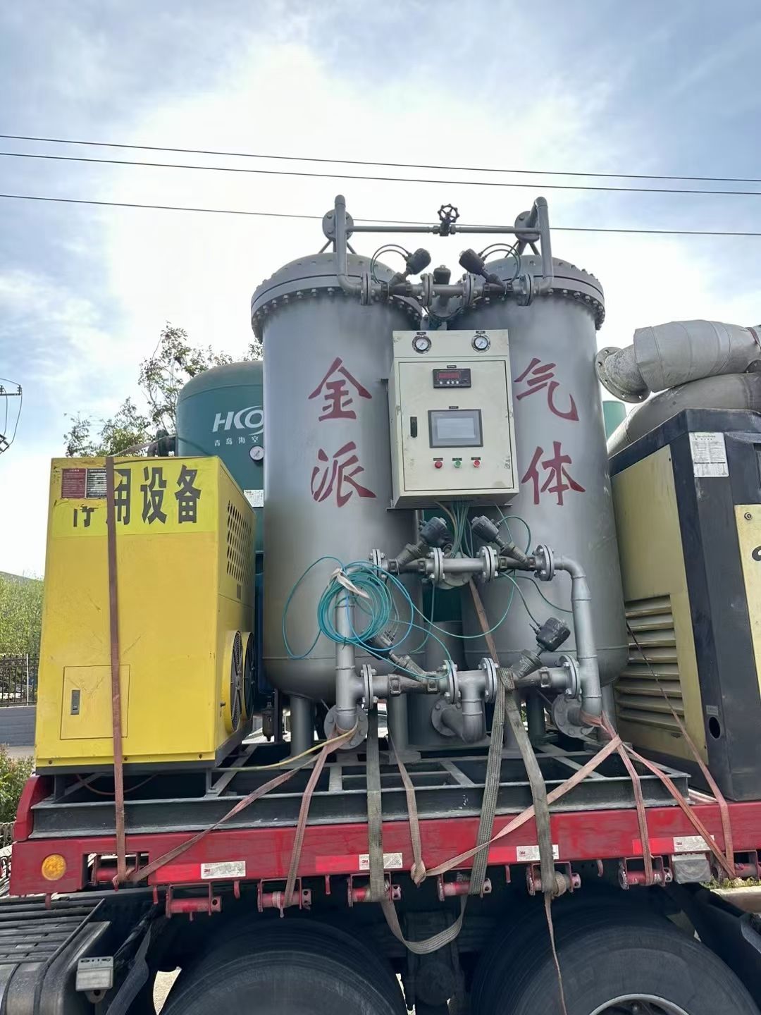 转让二手制氮机 一套200立方纯度99.99空气分