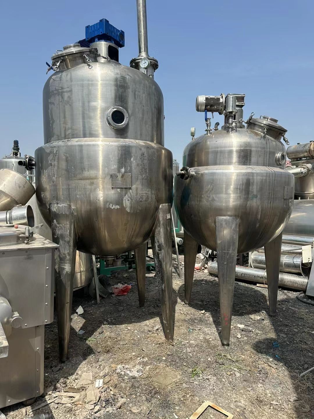 转让二手球型蒸发器 容积1000L-2000L浓缩