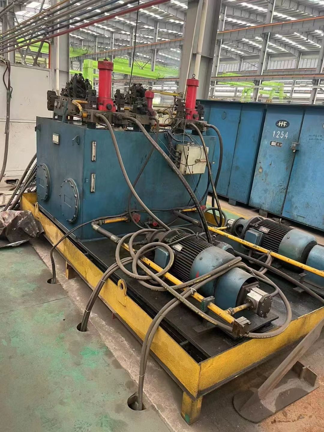 出售二手湖北鄂重产水平下调卷板机120*3200带
