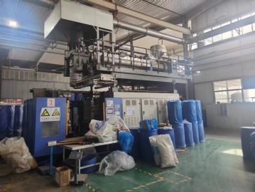 一套 120 200L双环桶吹塑机转让