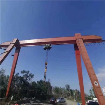 全包厢32吨二手单梁结构龙门吊 跨度18米一台处理