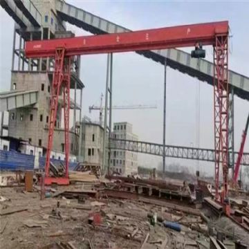 出售两台上包下花10吨二手单梁龙门吊  跨度22米