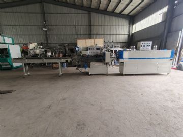转让下走膜590型高速枕式包装机 二手自嗨锅枕式包
