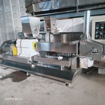 转让二手65型狗粮膨化机   二手预糊化70膨化机
