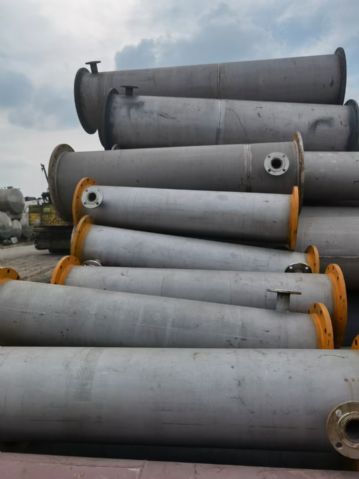 出售闲置二手500平方不锈钢冷凝器 库存型号齐全