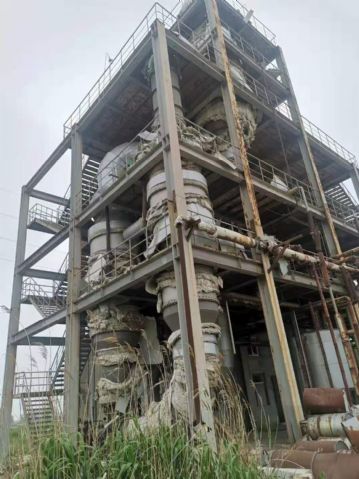转让二手3效12吨降膜蒸发器 附件齐全 基本全新 