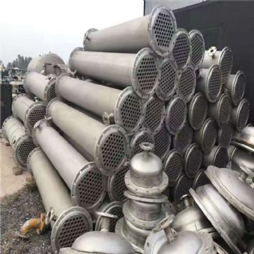 转让二手冷凝器 不锈钢冷凝器 100平方换热冷凝器