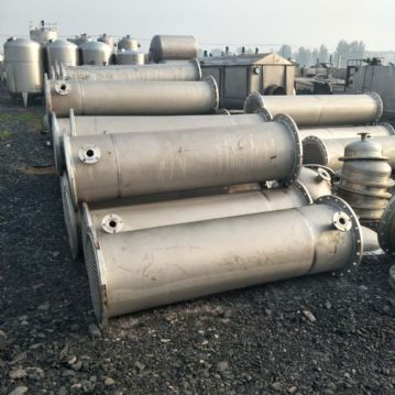 转让不锈钢冷凝器，二手50平方不锈钢冷凝器，二手钛