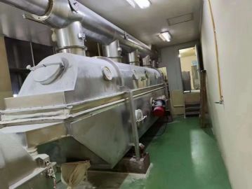 转让二手流化床干燥机 一套长度9米宽度1米振动式流