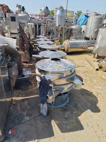转让二手圆型振动筛 20台80型双层不锈钢圆形振动