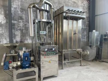 转让二手超威粉碎机 一套30型江阴产全不锈钢高效超