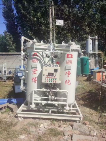 转让二手制氮机 一套容积100立方纯度99.99江