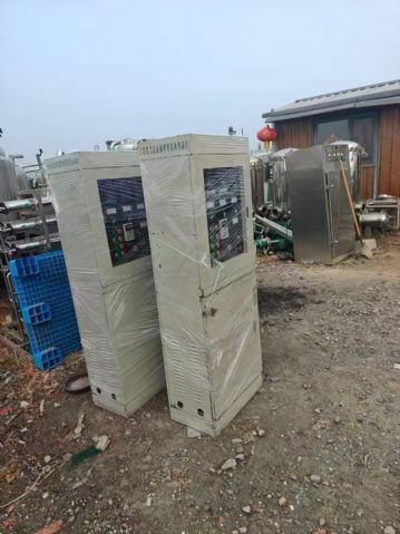转让二手膨化机 三台65型济南赛信产双螺杆膨化机