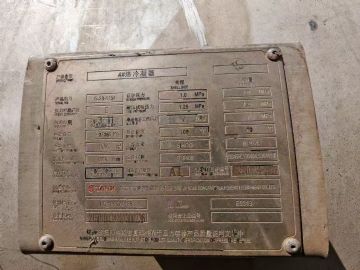 转让二手列管冷凝器 一台面积1056平方全不锈钢列