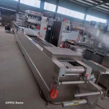出售二手枣夹核拉伸膜真空包装机  连续真空封口机 