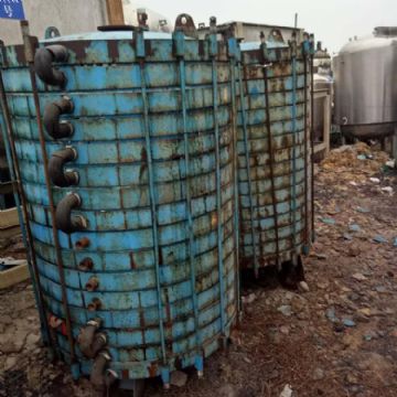 出售二手搪瓷片式冷凝器 8-20平方