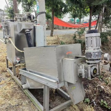 转让二手污泥脱水机 一台201型配加药装置叠螺污泥