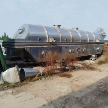 转让二手流化床干燥机 一套宽度2米X10米直线式振