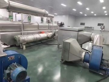 转让二手流化床干燥机 一套0.6米X6米食品级振动