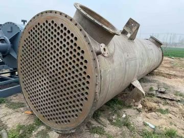 转让二手列管冷凝器 一台面积400平方全钛材质列管
