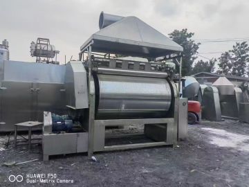 转让二手冷凝切片机 一台1.2米X2米化工用转鼓冷