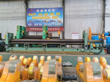 8x7200二手液压卷板机9成新三辊卷圆机